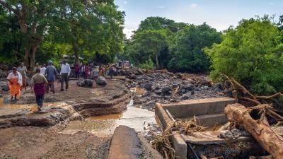 Damaged infrastructure in East Africa
