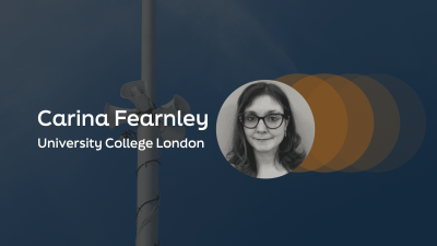 A banner image of Carina Fearnley, the article's author.