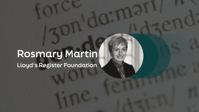 A profile banner of Rosmary Martin, the article's author.