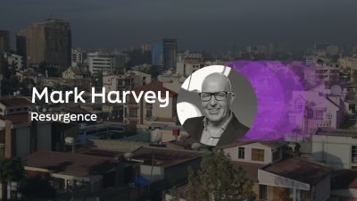 A profile banner of Mark Harvey, the article's author.
