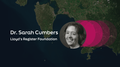 A banner image of Dr. Sarah Cumbers, the article's author.