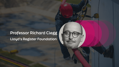 A banner image of Professor Richard Clegg, the article's author.