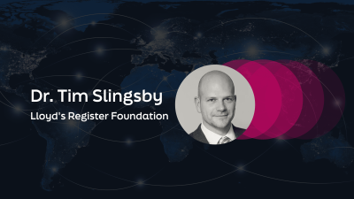 A banner image of Dr. Tim Slingsby, the article's author.