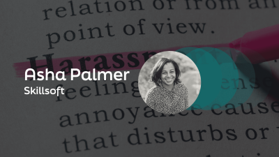 A banner image of Asha Palmer, the article's author.
