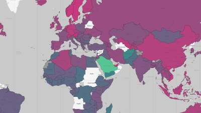 World Risk Poll Data Explorer map
