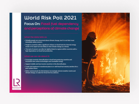 World Risk Poll Focus on Report cover