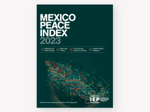 Report cover of Mexico Peace Index 2023